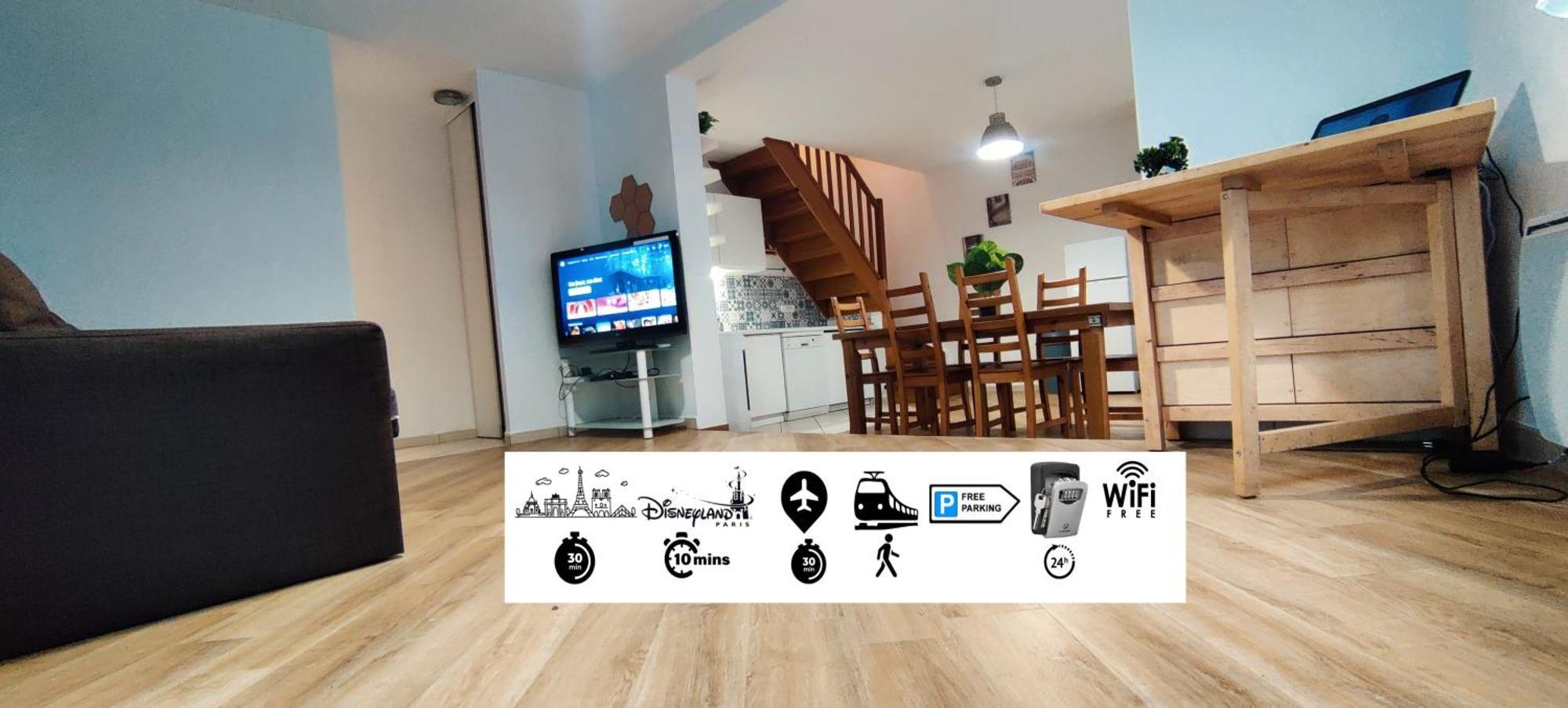 House Near Disneyland And Paris Διαμέρισμα Μπισί-Σεν Ζορζ Εξωτερικό φωτογραφία