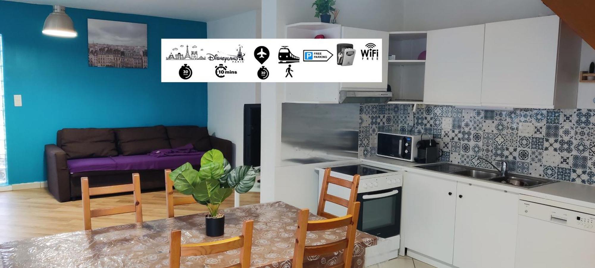 House Near Disneyland And Paris Διαμέρισμα Μπισί-Σεν Ζορζ Εξωτερικό φωτογραφία
